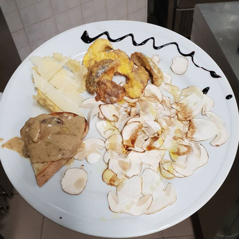 Tris di porcini